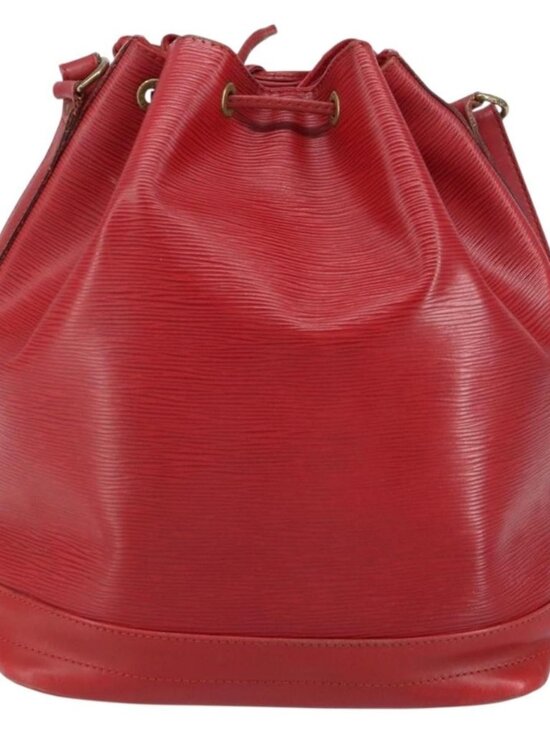 LOUIS VUITTON Epi Noe Shoulder Bag Red M44007 LV Auth 157255 - Picture 3 of 16